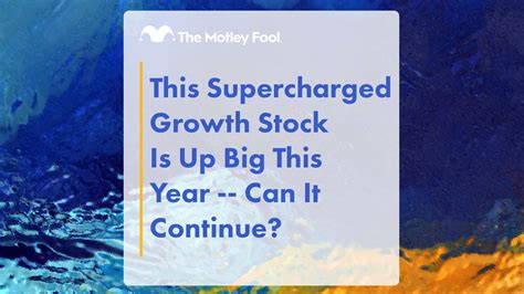 This Supercharged Growth Stock Is Up Big This Year -- Can It Continue ...