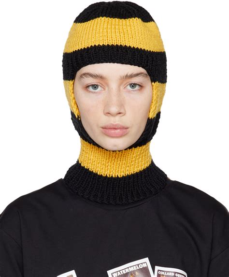 Sky High Farm Workwear Black Yellow Bee Balaclava Smart Closet