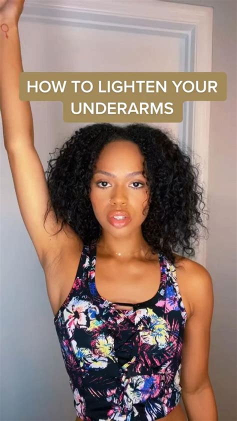 Lighten Your Dark Under Arms This Way Body Skin Care Routine