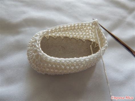 Туфельки крючком для куколки. - Гардероб для куклы - Страна Мам