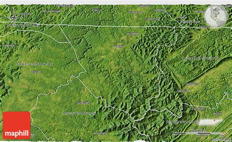 Satellite 3D Map of Scott County