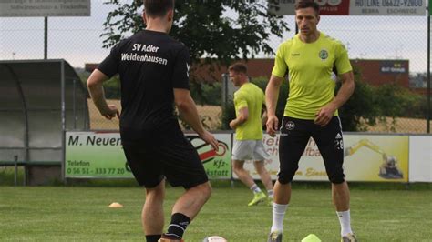 Fußball Saisonvorschau Verbandsligist SV Adler Weidenhausen möchte