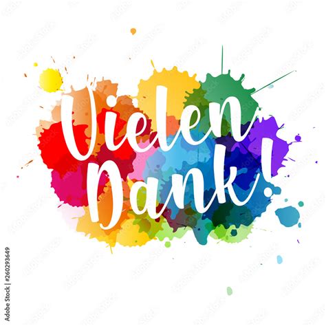 Vielen Dank Stock Vector Adobe Stock