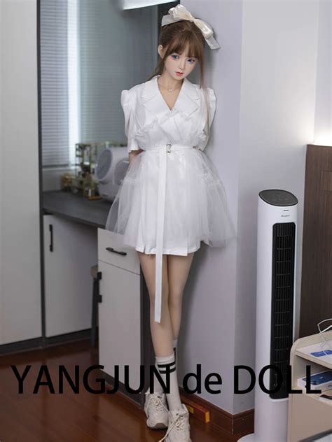 YANGJUN TPE Boneca Sexual Para Adultos Seios Pequenos Rob Sexual Real Oral Realista Vagina