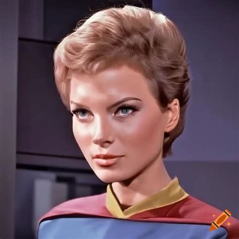 image  young female captain kirk  enterprise uniform  craiyon