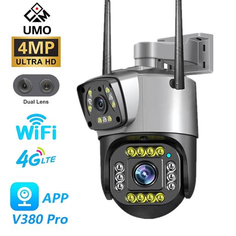 Mp Dual Lens V Pro Smart Wifi G Outdoor Wireless Cctv Surveillance