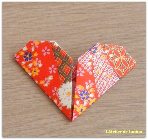 L Atelier De Lunina Diy Un Marque Page Coeur En Origami