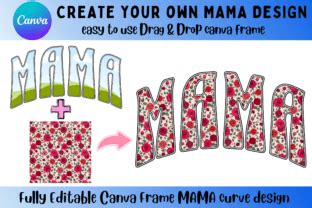 Mama Canva Frame Template Graphic By LadyAndBuns Creative Fabrica