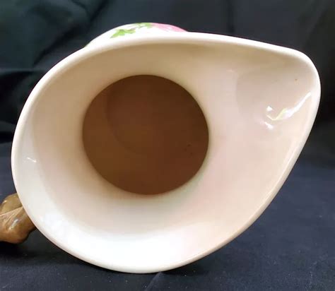 Franciscan Earthenware DESERT ROSE Small PITCHER 6.25"hi Made in - Ruby Lane