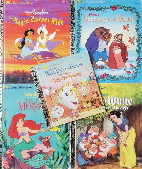 Disney Princess Little Golden Books choose One - Etsy