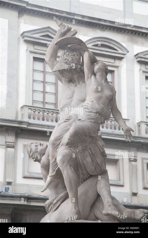 Ratto Delle Sabine El Rapto De Las Sabinas De Giambologna Loggia Dei