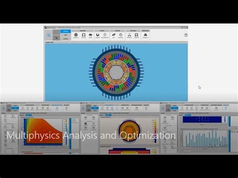 Altair Fluxmotor Workflow Multiphysics Analysis And Optimization Youtube