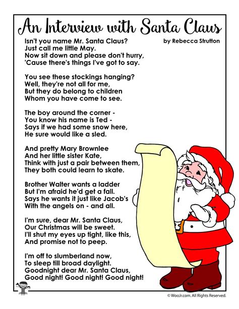 Christmas Poems For Kids