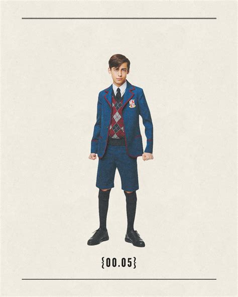 The Umbrella Academy Uniform Portrait Five The Umbrella Academy