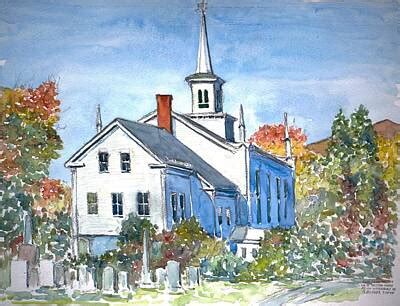 Old Country Church Paintings for Sale