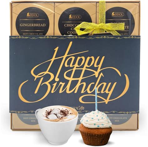 Birthday Hot Chocolate Gift Set Flavoured Premium Hot Chocolate Drinks Luxury Hot