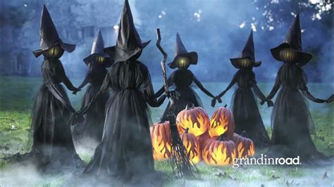 Holding Hands Witches Set Of Three Grandin Road Youtube