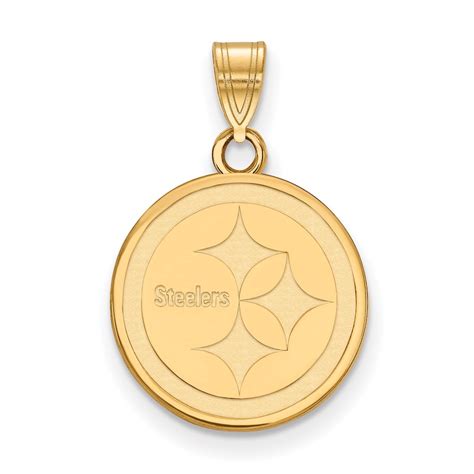 Pittsburgh Steelers Gold-Plated Small Logo Pendant