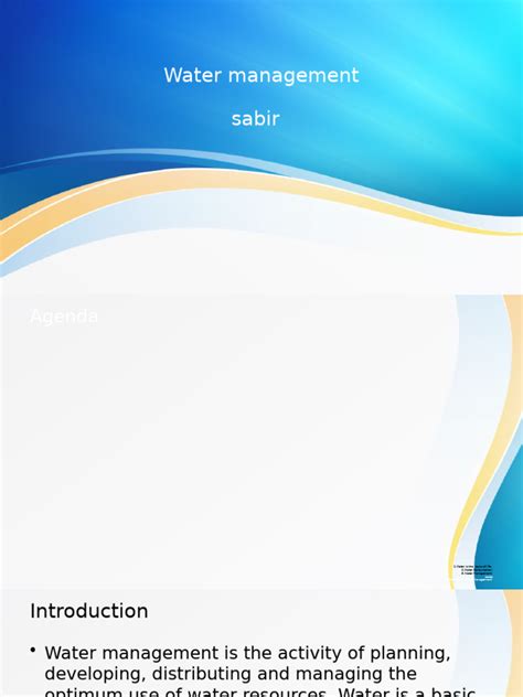 Water Management 3 | PDF | Water | Water Resources