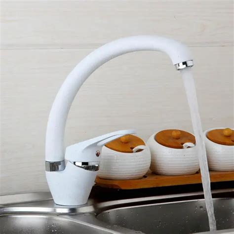 Kemaidi Kitchen Faucet Bend Pipe Degree Rotation With Water