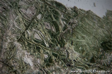 Serpentine Thin Section Phyllosilicates Microckscopic