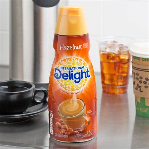 International Delight 32 Fl Oz Hazelnut Coffee Creamer 12case