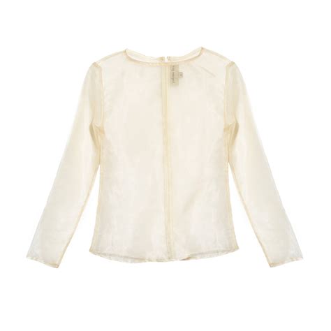 Paloma Lira Women S Organsa Nude Blouse In Brown ModeSens