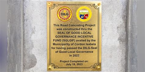 Cordon Boosts Connectivity With Upgraded Local Roads DILG Region 2