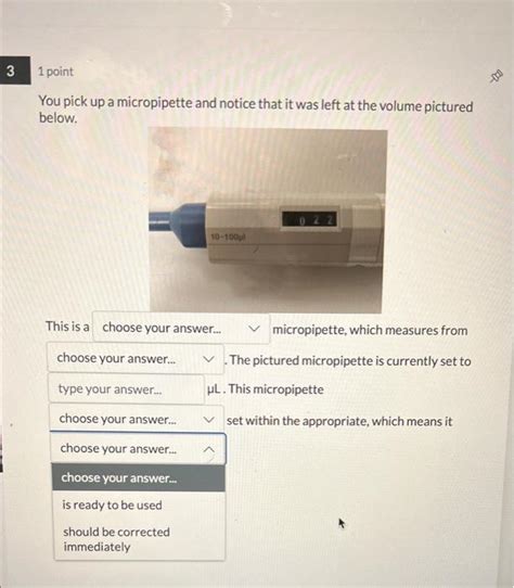 Solved You Pick Up A Micropipette And Notice That It Was Chegg