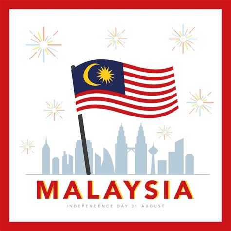 Premium Vector Malaysia Independence Day Illustration 31 August