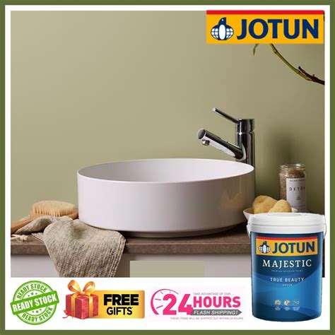 JOTUN 8302 LAUREL Majestic True Beauty Sheen 5 Liter Cat Dalam Kilat