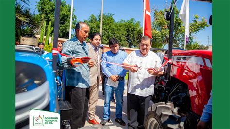 Gobernador Jorge Hurtado Entreg Tractores Equipos E Insumos De Uso