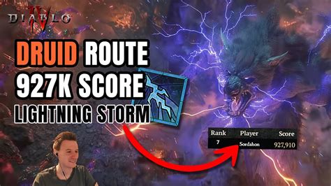 Rob2628 Top Druid Gauntlet Route Lightning Storm Build Diablo 4