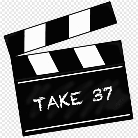 Clapperboard Film Cinematography Take Rectangle Logo Png PNGEgg