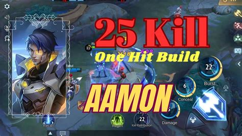 25 Kills Aamon Critical Damage ONE HIT BUILD Build Top 1 Global 2023