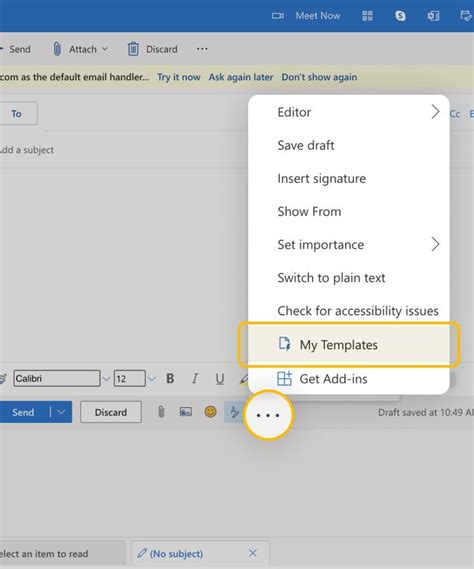 How To Create An Email Template In Outlook And Use It