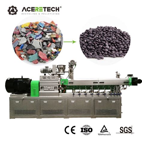 Flexible Manufacturing Pet Pp Pe Hdpe Hot Cutting Plastic Pelletizing Line China Color