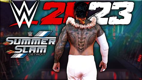 WWE 2K23 UPDATED SUMMER SLAM ATTIRES AND ARENA YouTube