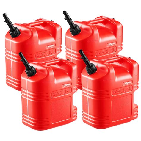 VEVOR Fuel Container, 19 L, Gas Tank with Spout & Clear Scale, 15 L/min