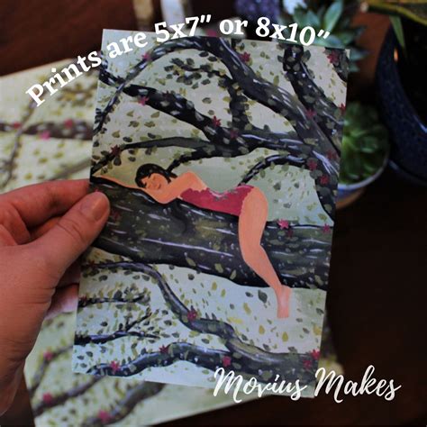 Mother Nature Artwork Original Painting Save The Earth Naked Lady Art Self Love Art Tree Hugger