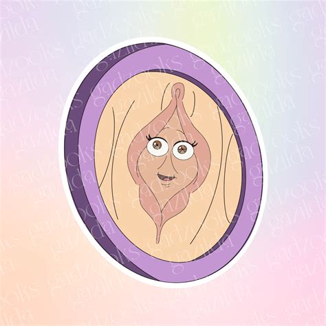 Big Mouth Sticker Jessis Vagina Stocking Stuffer Unique Etsy