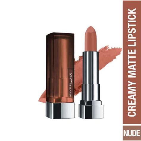 Buy Maybelline New York Color Sensational Inti Matte Nude Lipstick 506 Toasted Brown 3 9g