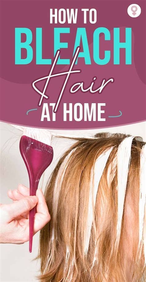 How To Bleach Hair At Home