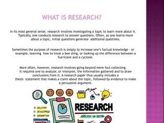 Research Project Ppt