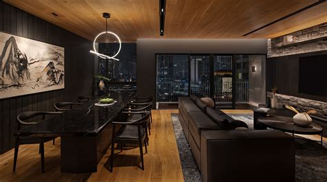 Capital Residence Modern Masculine Apartment Design In Jakarta