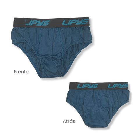 Kit c Cueca Slip Básica de Algodão Lipys Galé Lingerie Calcinhas sutiãs cuecas meias