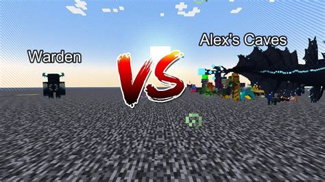 Warden Vs Alex S Caves Mob Battle Minecraft YouTube