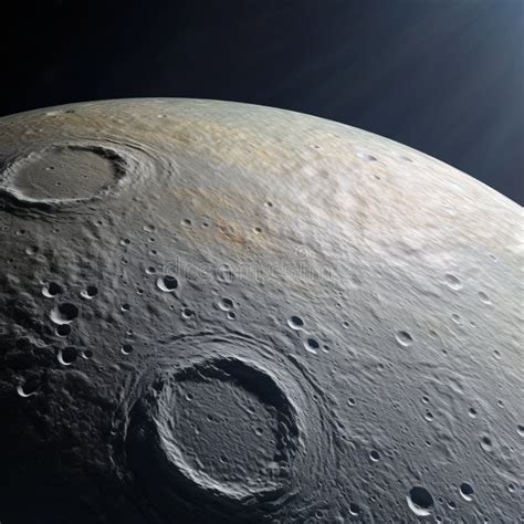 Nasa Moon Photo 3: Detailed Engraving of Tethys with Doge Face Crater ...