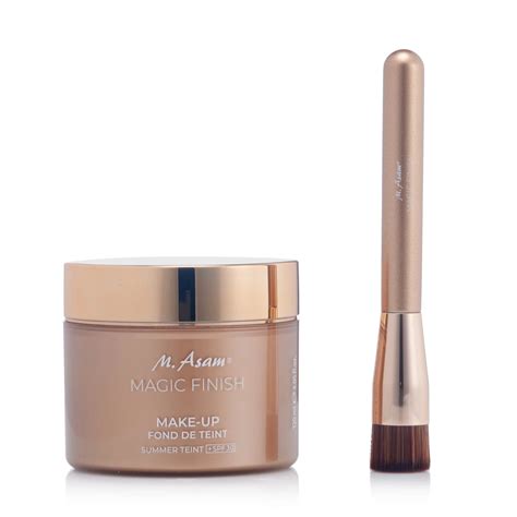 M Asam Magic Finish Summer Teint Spf Megasize Ml With Brush Qvc Uk