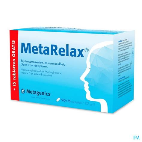 METARELAX NF TABL 90 15 22589 METAGENICS Apotheek Thiels